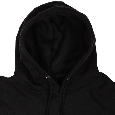 Premium Pullover Hoodie Black Close Up